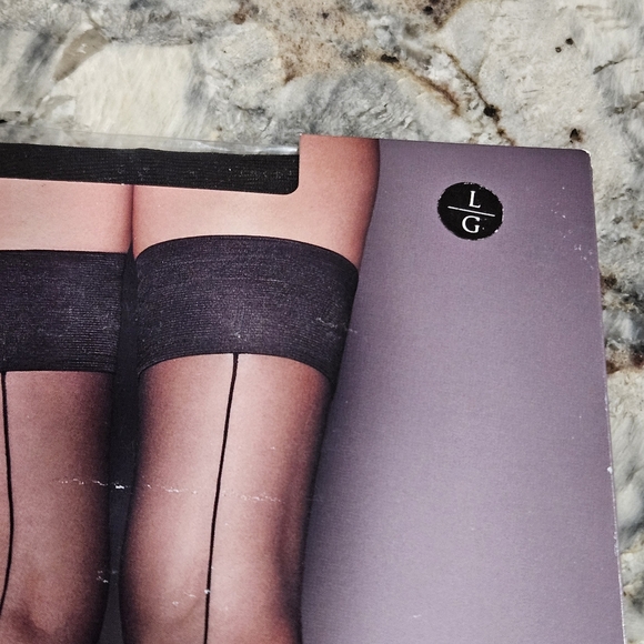 Victoria's Secret Black Thigh Highs - TEASE - Picture 3 of 4